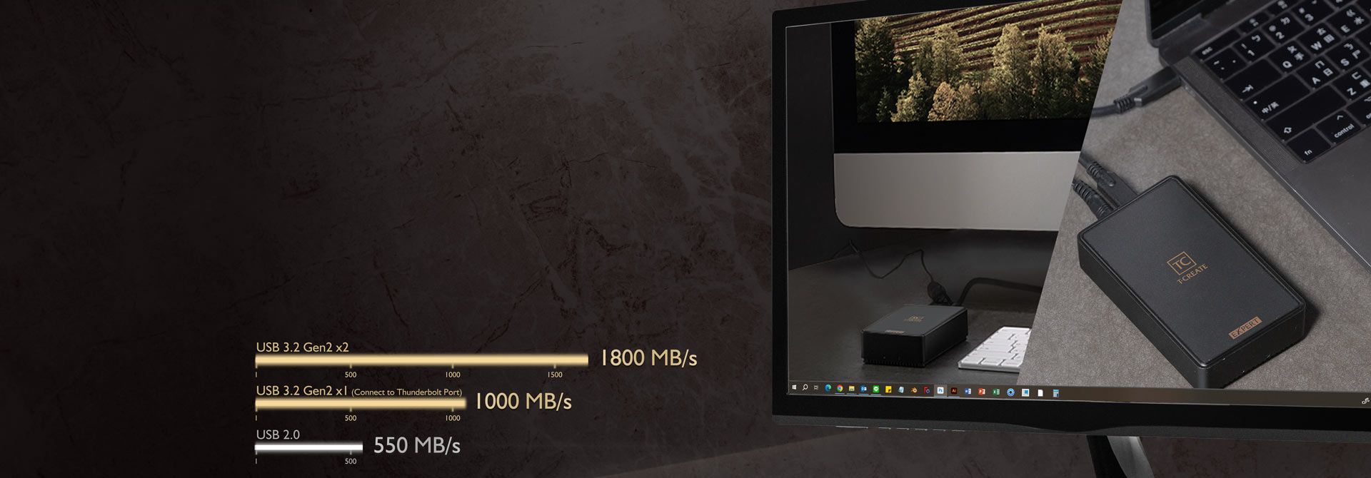 High-Speed Transmission to Save Time with USB Type-C Compatibility