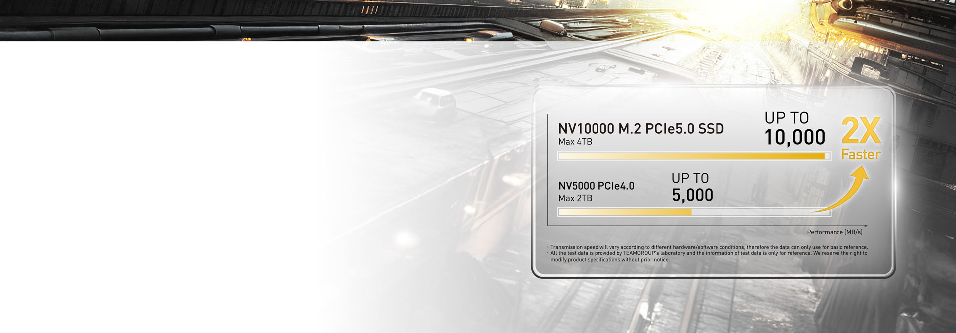 Performance Boosted with PCIe Gen5 x4