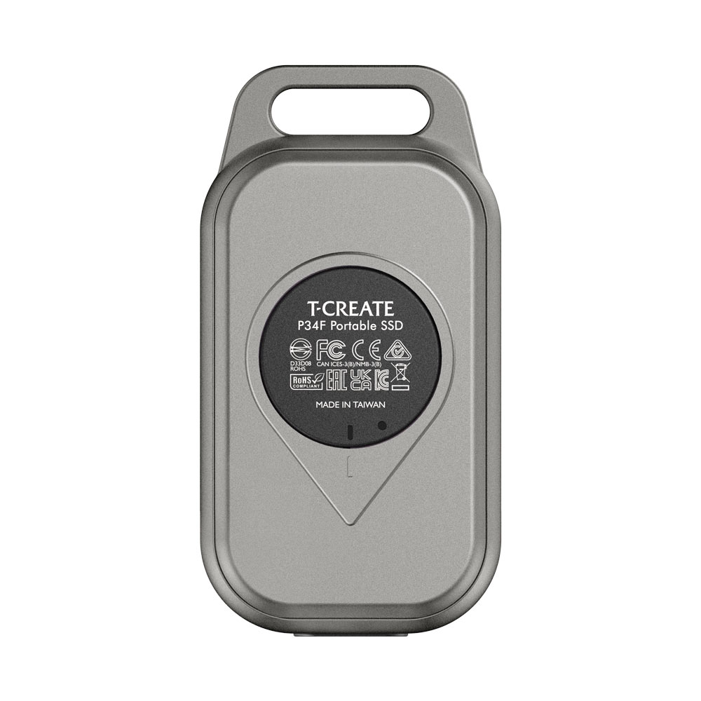 EXPERT P34F Find My External SSD Silver Grey