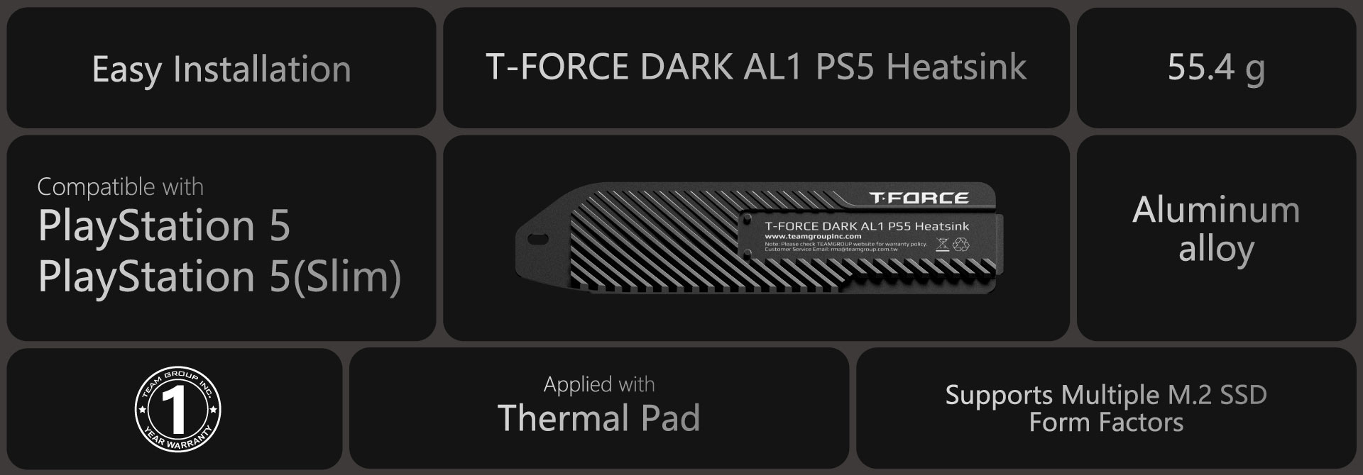 06_T-FORCE DARK AL1 PS5 Heatsink_Introduction
