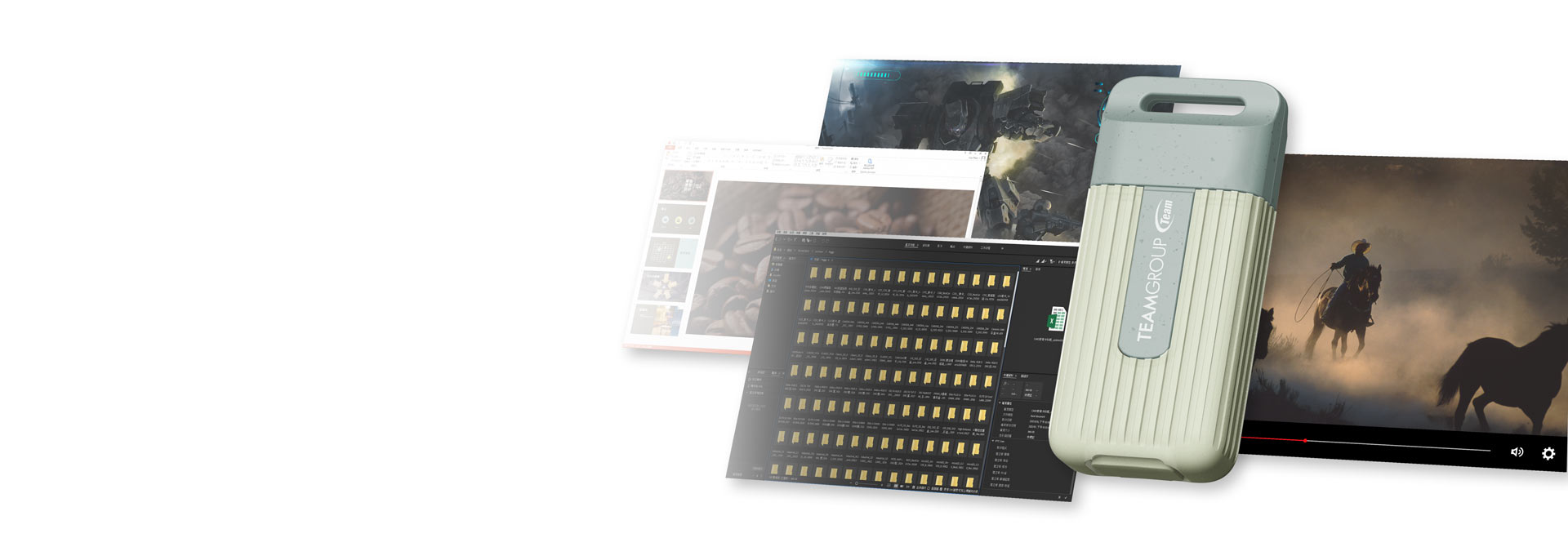 4TB Large Capacity for Reliable Storage and Backup