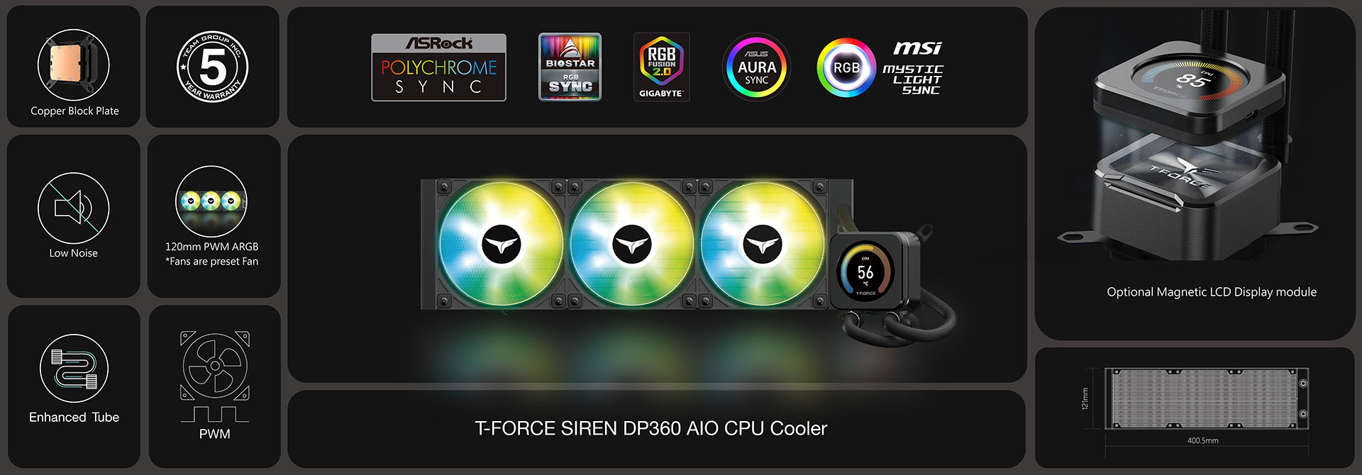 09_SIREN DP360 ARGB AIO CPU Cooler_Introduction