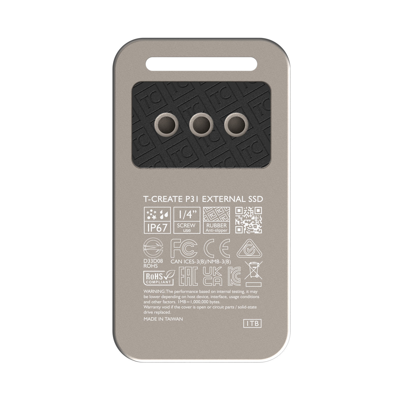 P31 External SSD Titanium