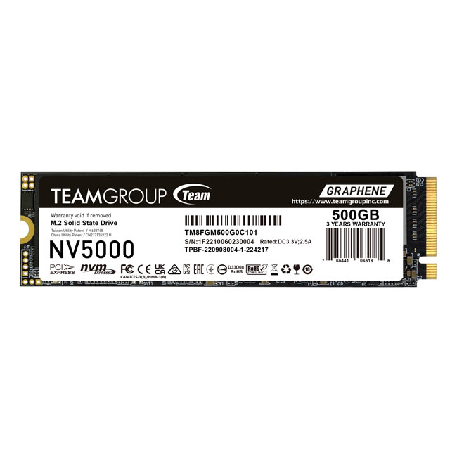 NV5000 M.2 PCIe 4.0 SSD 500GB