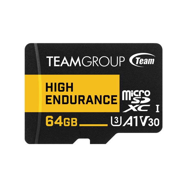 High Endurance Micro SDXC UHS-I U3 V30 Memory Card 64GB