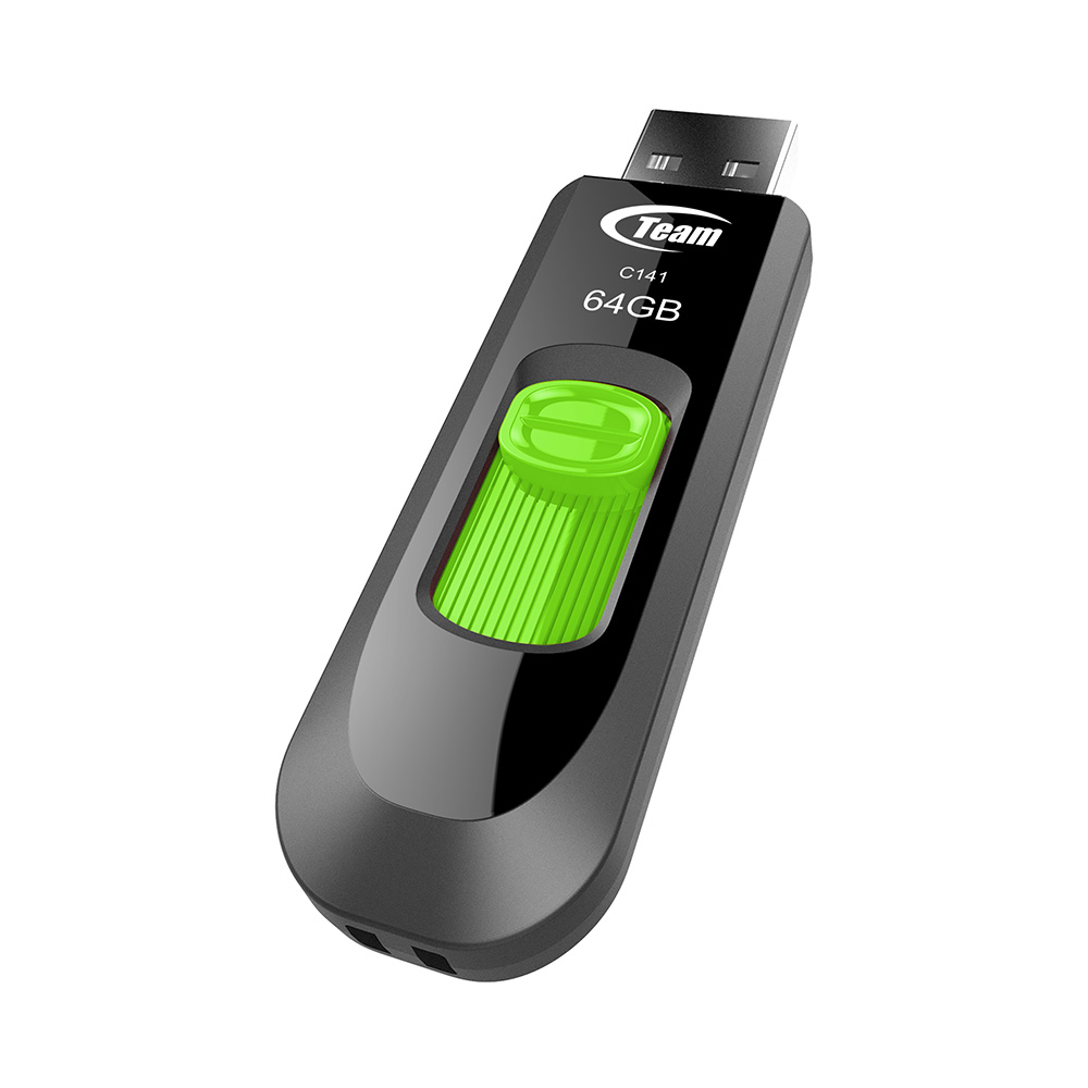 C141 USB 2.0 FLASH DRIVE GREEN