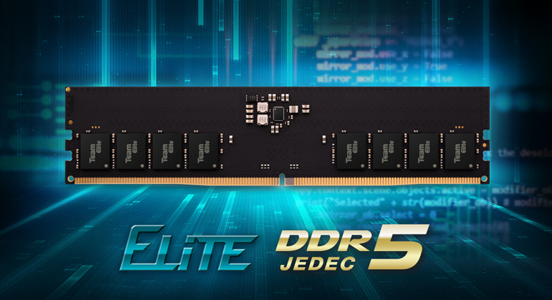 Leading the Pack: TEAMGROUP Steps into the New DDR5 Era Global Launch of the TEAMGROUP ELITE U- DIMM DDR5